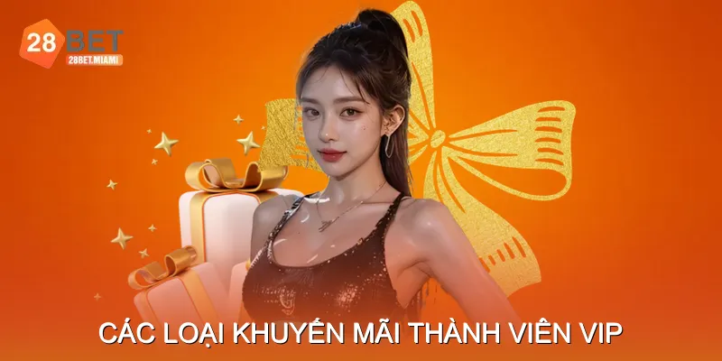 Các Loại Khuyến Mãi Thành Viên VIP